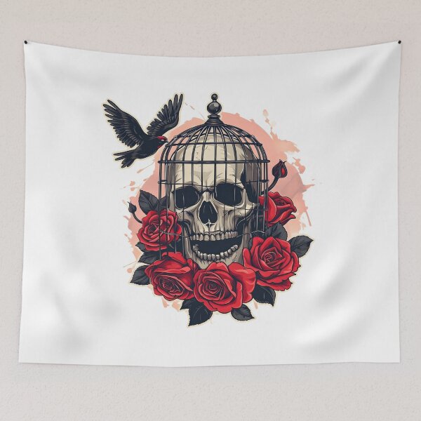 Item preview, Skull & Roses design designed and sold by greedypotatoes.