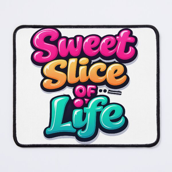 Item preview, Hyper-Realistic "Sweet Slice of Life" Glossy 3D Vector Sticker Illustration designed and sold by ARTCREATESHOP.