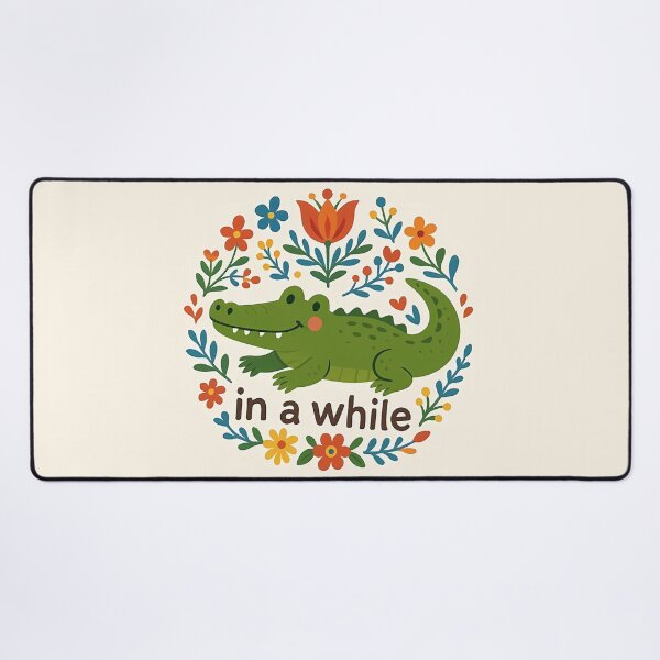 Item preview, In a While Crocodile – Scandinavian Folk Art Nursery Rhyme by heidiannemorris © designed and sold by FOLK ART FUSION.