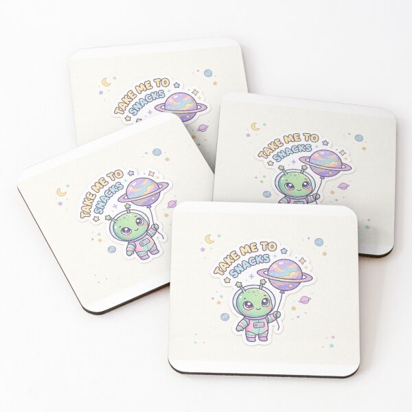 Item preview, Take Me To Snacks Cute Kawaii Alien Space Planet designed and sold by R & K Fashions.