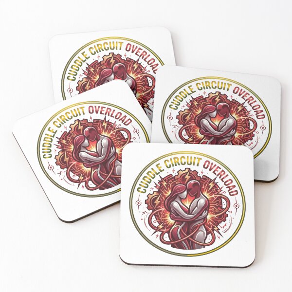Item preview, Cuddle Circuit Overload: Intense Love and Electric Passion Embrace Logo designed and sold by RDproject.