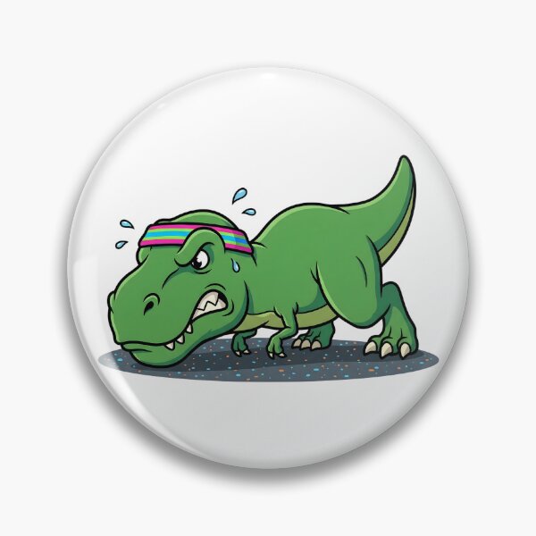 Item preview, Funny T-Rex Gym Struggle 80s Style designed and sold by Kvarny.