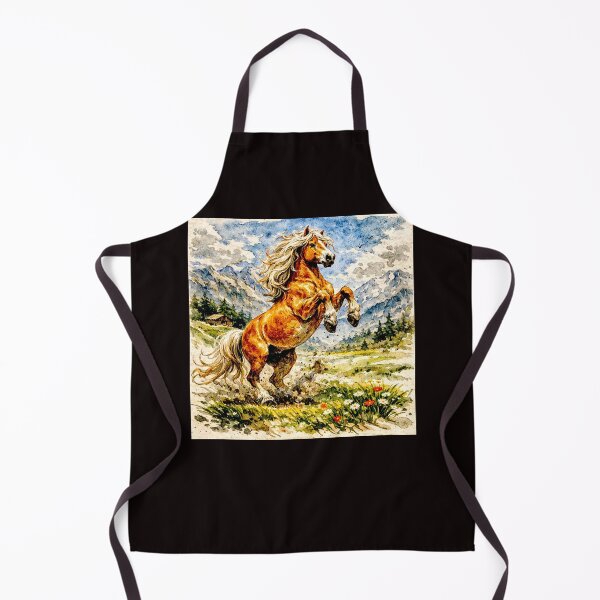 Item preview, Golden Strength: The Haflinger Horse in Line and Light #1 designed and sold by Helios Be. Lavsh.