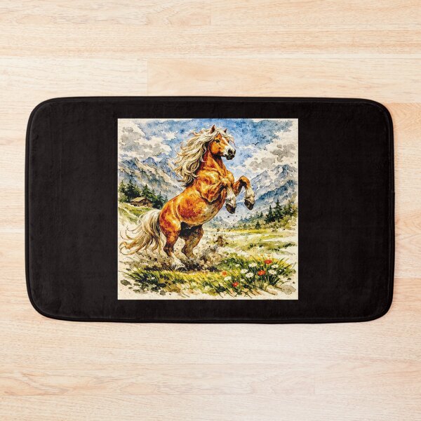 Item preview, Golden Strength: The Haflinger Horse in Line and Light #1 designed and sold by Helios Be. Lavsh.