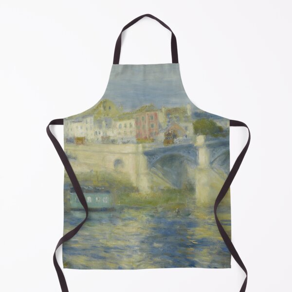 Item preview, Bridge at Chatou by Pierre-Auguste Renoir: Impressionist River Landscape Poster designed and sold by artofuniverse.