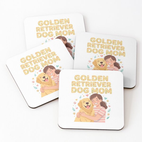 Item preview, Golden Retriever Dog Mom Cute Floral Puppy Lover Sticker designed and sold by Imaginarium of Chaos falcon88 .