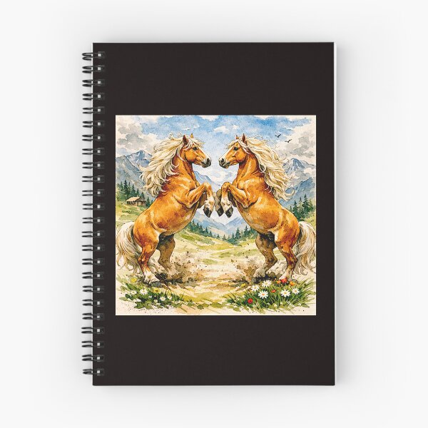 Item preview, Golden Strength: The Haflinger Horse in Line and Light #2 designed and sold by Helios Be. Lavsh.
