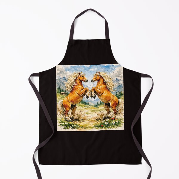 Item preview, Golden Strength: The Haflinger Horse in Line and Light #2 designed and sold by Helios Be. Lavsh.