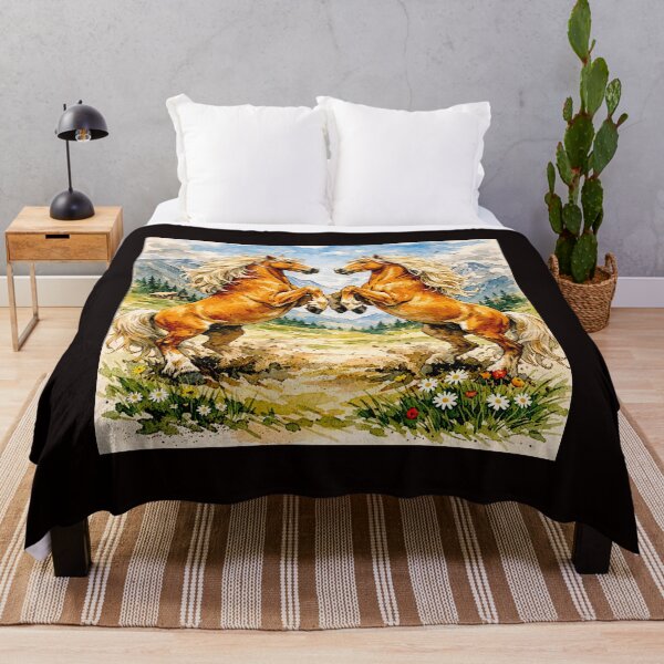 Item preview, Golden Strength: The Haflinger Horse in Line and Light #2 designed and sold by Helios Be. Lavsh.