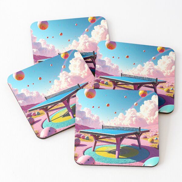 Item preview, Pastel Dream Table Tennis: Surreal Candy World Ping Pong T-Shirt designed and sold by OhMyPingCo.