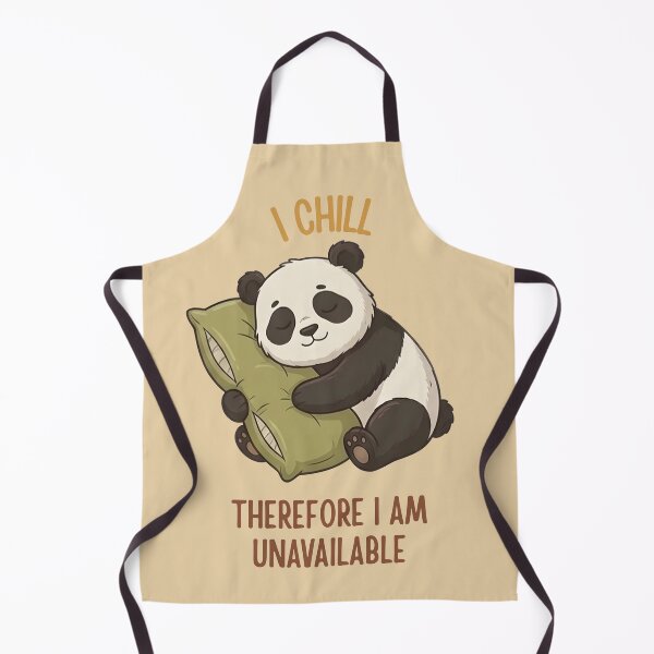 Item preview, I Chill Therefore I Am Unavailable Panda designed and sold by draft & digital.