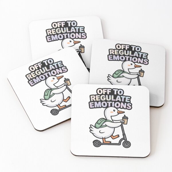 Item preview, Off To Regulate Emotions Funny Goose Mental Health designed and sold by krystalRomanart.