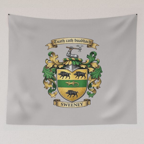 Item preview, The Sweeney Family Coat of Arms designed and sold by BagTown Clans.