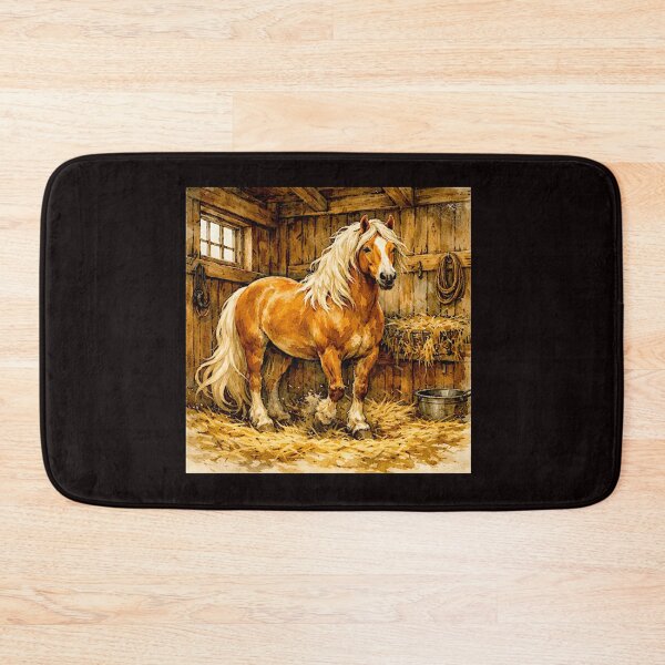 Item preview, Golden Strength: The Haflinger Horse in Line and Light #3 designed and sold by Helios Be. Lavsh.