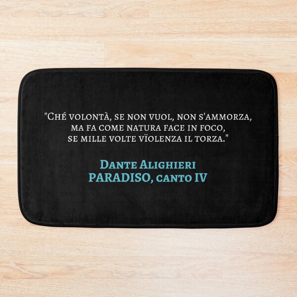 Item preview, Dante Alighieri Paradiso Quote Canto IV - Human Will designed and sold by Lemon Pepper.
