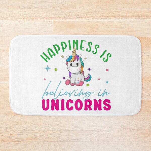 Item preview, Happiness is believing in unicorns designed and sold by LOVEARTDESIGN.