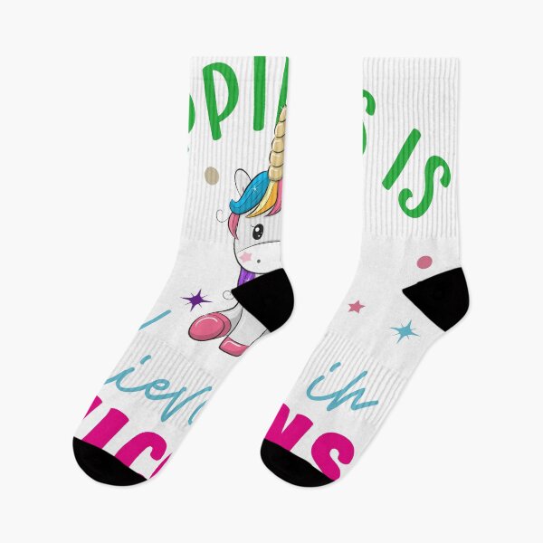 Item preview, Happiness is believing in unicorns designed and sold by LOVEARTDESIGN.