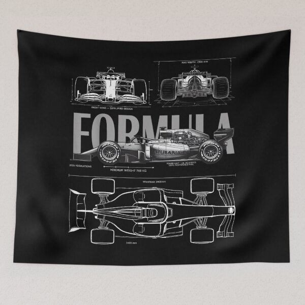 Item preview, Formula 1 2026 Regulations Technical Blueprint Hybrid Race Car Design designed and sold by EvelysEmelia.