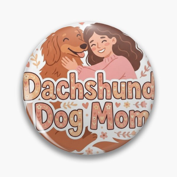 Item preview, Dachshund Dog Mom Cute Sausage Dog Lover Sticker designed and sold by Imaginarium of Chaos falcon88 .