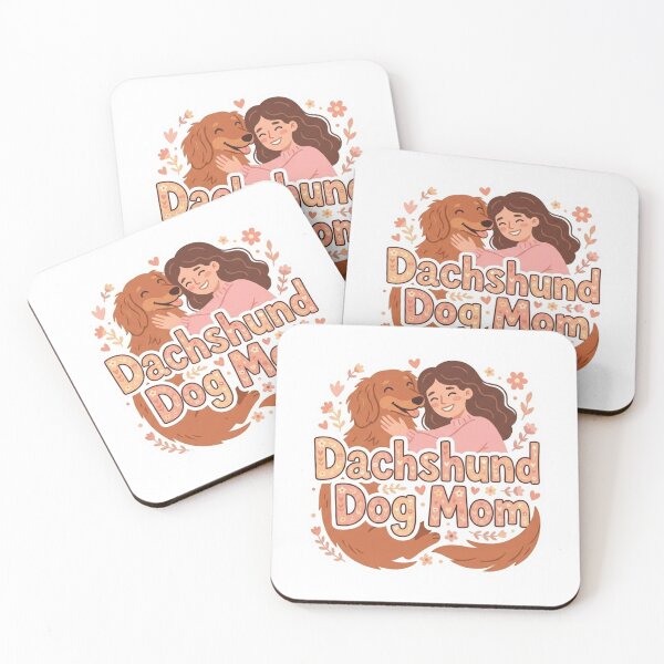 Item preview, Dachshund Dog Mom Cute Sausage Dog Lover Sticker designed and sold by Imaginarium of Chaos falcon88 .