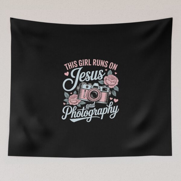 Item preview, this girl runs on jesus and photography  designed and sold by jkrphoto.