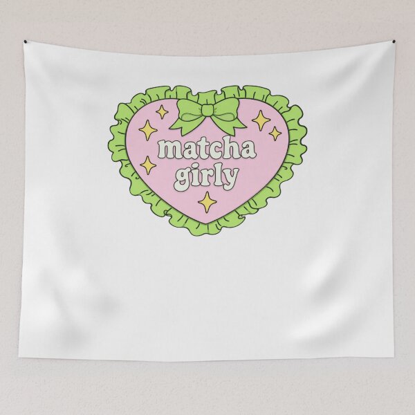 Item preview, Matcha Girly Heart designed and sold by krystalRomanart.