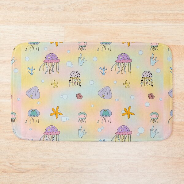 Item preview, Ocean colorful jellyfish patterns designed and sold by Min659.