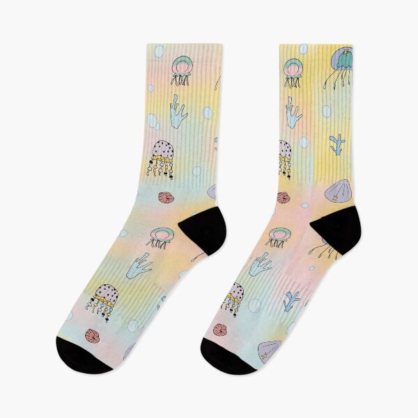 Item preview, Ocean colorful jellyfish patterns designed and sold by Min659.