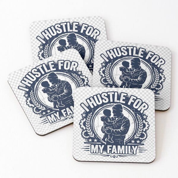 Item preview, I Hustle For My Family - Dad Motivational Gift - Family First designed and sold by VisualSmack.