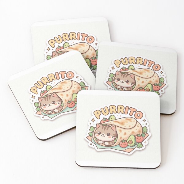 Item preview, Purrito Cute Kawaii Cat Burrito Funny Pun designed and sold by R & K Fashions.
