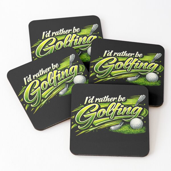Item preview, I'd Rather Be Golfing Golf designed and sold by ttuniques.