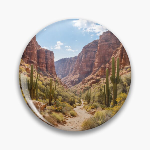 Item preview, Desert trail between rocky canyons designed and sold by JuViRo.
