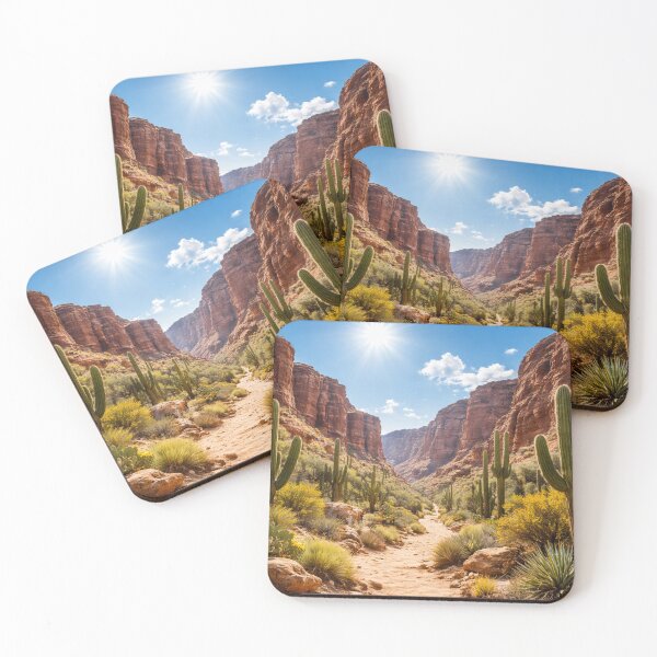 Item preview, Desert trail between rocky canyons designed and sold by JuViRo.