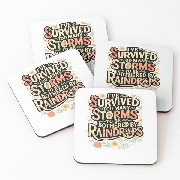 Item preview, I’ve Survived Too Many Storms To Be Bothered By Raindrops designed and sold by krystalRomanart.