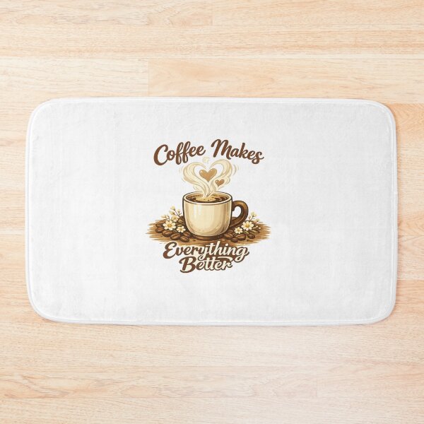 Item preview, Coffee Makes Everything Better – Cute Coffee Lover Quote Design for Mug, Sticker & T-Shirt designed and sold by ArtWaveStudio8.