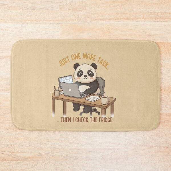 Item preview, Just One More Task Then I Check The Fridge Panda designed and sold by draft & digital.