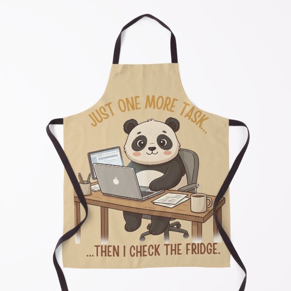Item preview, Just One More Task Then I Check The Fridge Panda designed and sold by draft & digital.