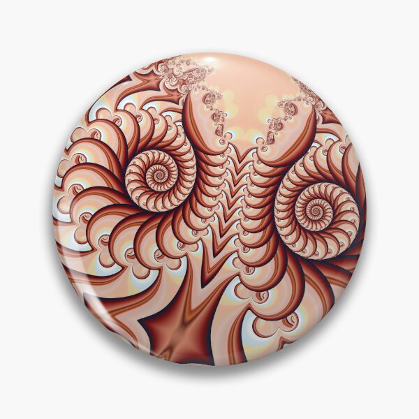 Item preview, Owl Fractal Peach designed and sold by MoodyMuseArt.