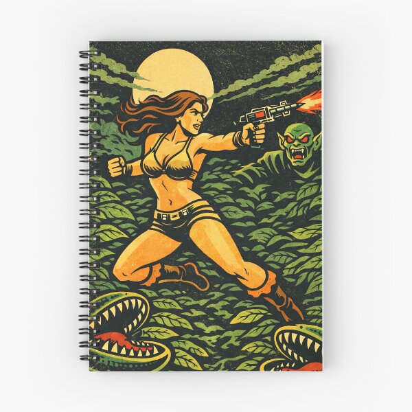 Item preview, Planet of Terror: Amazon vs The Alien designed and sold by Pulp-Mythic.