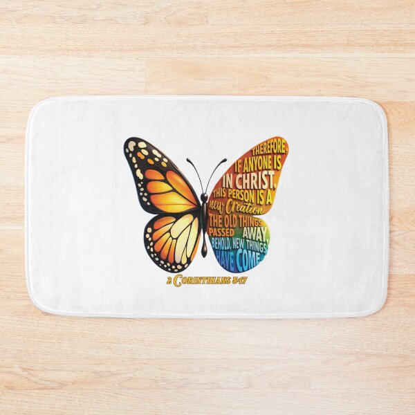 Item preview, New Creation Bible Verse Butterfly Motivation Christian designed and sold by Tshoppe62.