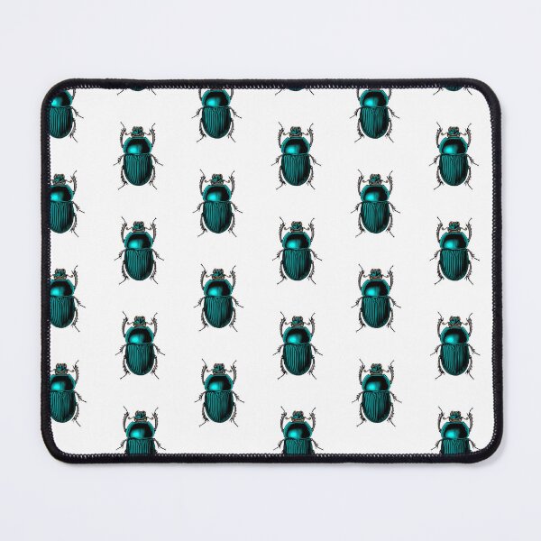 Item preview, Teal and Gold Emerald Scarab Beetle designed and sold by VerticalGrams.