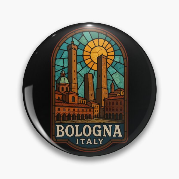 Item preview, Bologna Italy Stained Glass Art designed and sold by TomFrontierArt.