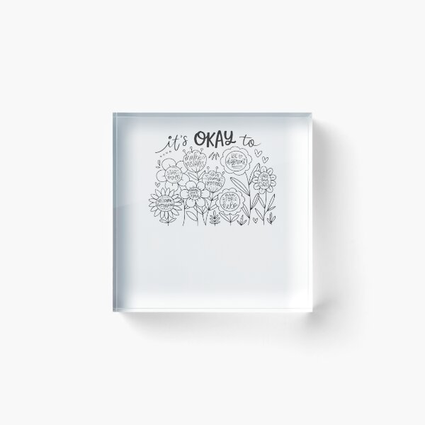Item preview, It's Okay To Boho Floral designed and sold by krystalRomanart.