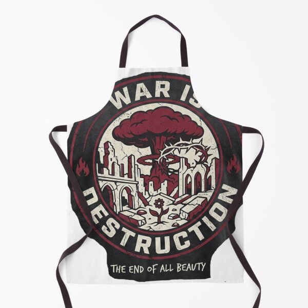 Item preview, War is Destruction - Meaningful Anti-War & Peace Design designed and sold by goodFather4ever.