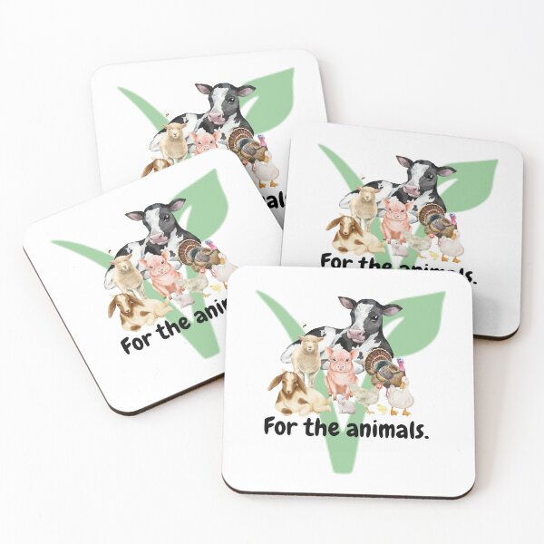 Item preview, Vegan For the Animals designed and sold by coodoosandco.
