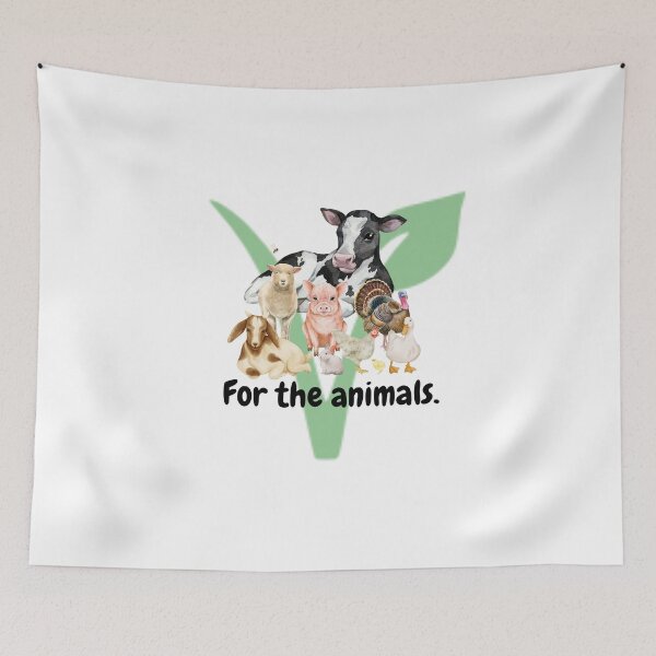 Item preview, Vegan For the Animals designed and sold by coodoosandco.