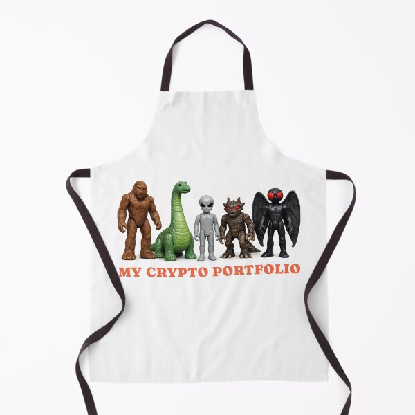 Item preview, My Crypto Portfolio -- Bigfoot, Nessie, chupacabra action figures designed and sold by The Sporty Nerd.