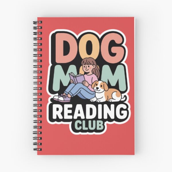 Item preview, Dog Mom Reading Club – Dog Lover Book Design designed and sold by KomalArtStudio.