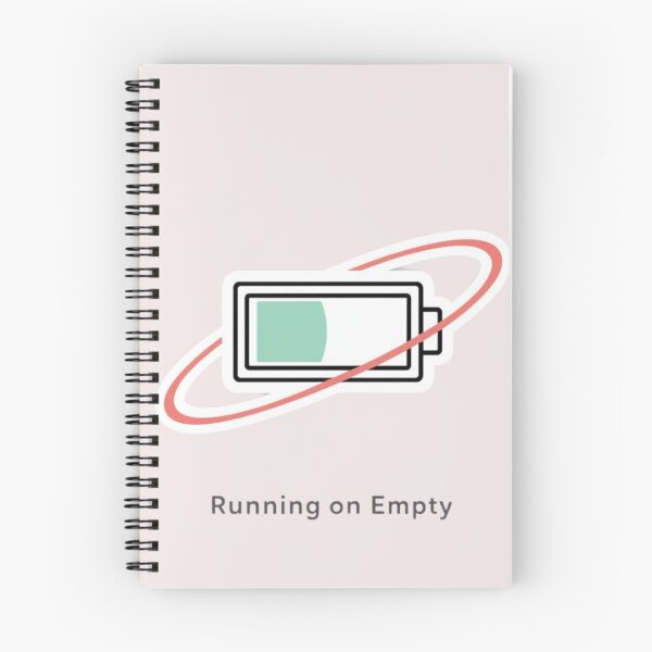 Item preview, Running on Empty – Low Battery Burnout Minimalist Design designed and sold by Low Battery Society.