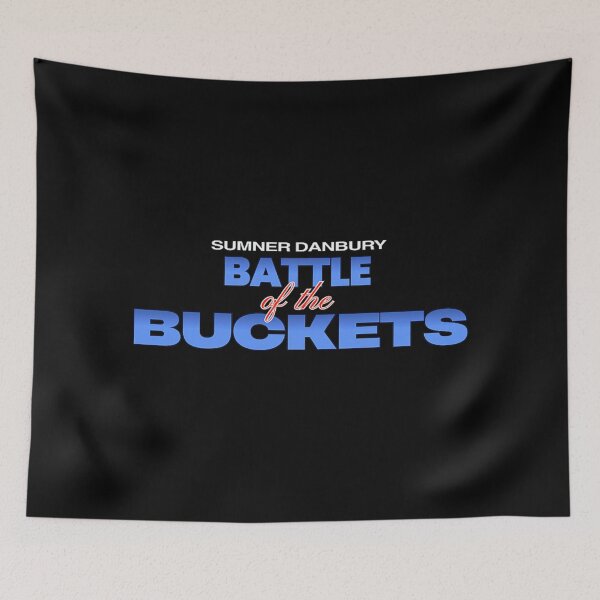 Item preview, Sumner Danbury Battle of the Buckets Retro Basketball Tournament Design designed and sold by RuperDelois.